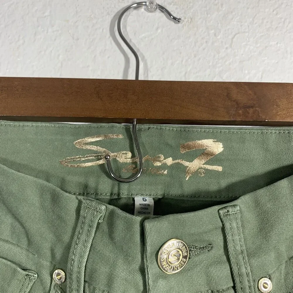 Seven7 NWT Tummyless High Rise Slimming Control Panel Skinny Jeans Size 6 Women - Picture 4 of 10